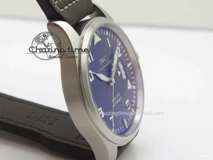 MIROTIME 0410 Mark XVII Le Petit Prince MK Maker 1:1 Best Edition SS Blue Dial A2892 On Brown Leather Strap GoodFit 7379
